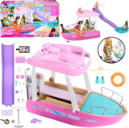 Barbie луксозна моторна лодка с трансформация и аксесоари