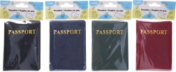 Passport Holder with Leather-Style Design