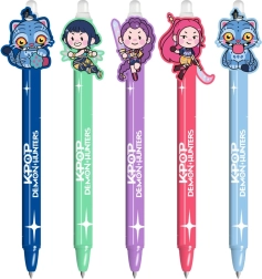 K-pop Demon Hunters erasable gel pen with clip