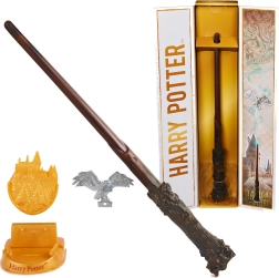 Магьосническа пръчка HARRY POTTER със стойка Magical Creatures – колекционерска реплика
