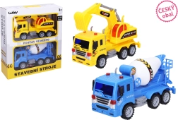 Construction Vehicles and Traffic Signs 23 cm