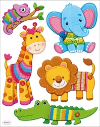 Decorative Wall Stickers Animals for Kids' Room