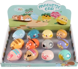 Pull-Back Rolling Animal Toy