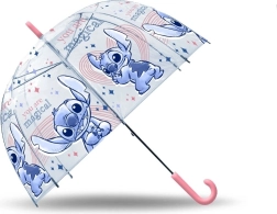 Прозрачен автоматичен чадър 19 инча Stitch