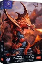TREFL пъзел Premium Plus Fantasy: огнен дракон 1000 части