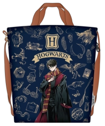 Harry Potter пазарска чанта navy & gold