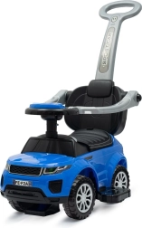 Детска кола за бутане 3в1 Baby Mix Plus синя