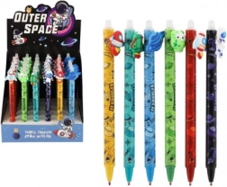 Гумаемо ролерно химикалка Космос 0,5 mm, синьо мастило