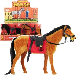Toy horse with saddle