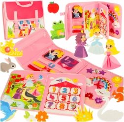 Розов Монтесори сетивна раница