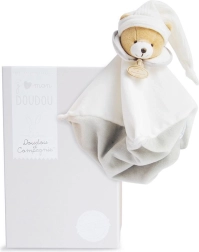 Подаръчен комплект Doudou – плюшено мече 25 см