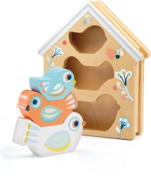 Вмъкващ пъзел Птичка къщичка от Djeco