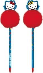 Hello Kitty Pen with Pom Pom