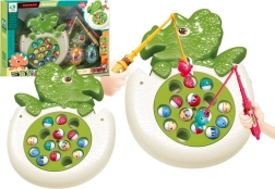 Игра за ловене на рибки с въдици и светлини – динозавър