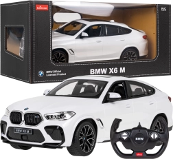 Rastar BMW X6 M 1:14 RC автомобил с дистанционно управление 2,4 GHz – Бял