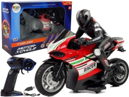 RC спортен мотор 2.4 GHz, обхват 35 м, червен