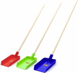 Plastic shovel with wooden handle wader-polesie