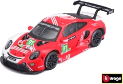 Метален модел Bburago Porsche 911 RSR LM 2020 1:43 в декоративна кутия