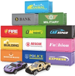 Контейнерен град с 6 контейнера