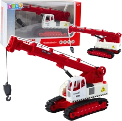 Tracked crane for kids with rotating cab, lights and sounds