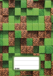 Notebook A5 with lines Pixel Cubes