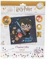 Crystal Art пощенска картичка – HARRY POTTER Family 18 × 18 cm