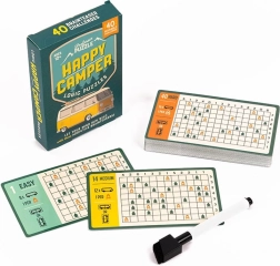 Profesor Puzzle Happy Camper логически пъзели – комплект карти за многократна употреба