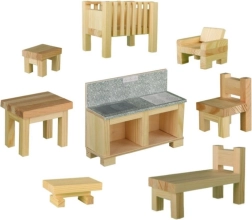 Миниатюрни дървени мебели CREATIVE KITS