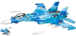 Sluban моделни тухлички – изтребител SU-27 2 в 1