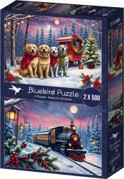 Bluebird puzzle Christmas is coming 2×500 pieces