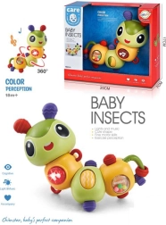 360° spinning caterpillar rattle