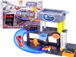 Двуетажна автомивка с течаща вода, асансьор и ефекти