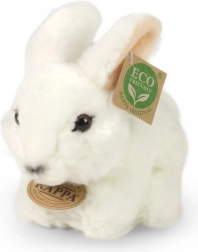 Плюшено бяло зайче 18 см ECO-FRIENDLY