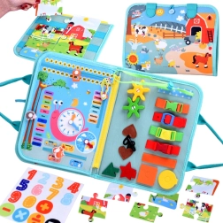 Монтесори сетивна книжка с дейности за деца