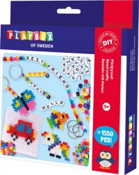 Термомъниста PLAYBOX – комплект мъниста, гривни и висулки 1550 бр.