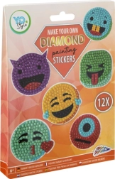 Diamond Fruit Stickers GRAFIX, set of 12 pcs