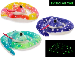 Plush Snake with Glow-in-the-Dark Elements 18 cm