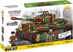 Конструктор COBI Pz.Kpfw. VI Tiger Ausf. E – танк в мащаб 1:35, 870 части
