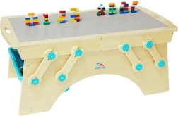 2Kids Toys игрална маса за конструктори с кутии за съхранение