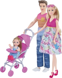 Бременна кукла с семейство 30 см