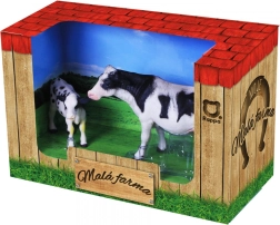 Комплект фигурки крава и теле 2 бр. – МОЯТА МАЛКА ФЕРМА