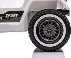 Детска електрическа кола Mountain Off-Road бяла