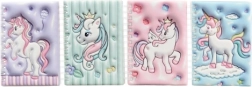 Unicorn Notebook, spiral binding, 80 lined sheets