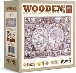 WOODEN CITY Wooden Puzzle Age of Discovery Map 505 pieces