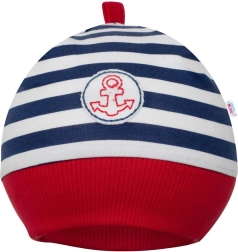 New Baby Marine cotton baby beanie 9–12 months