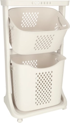 Двуетажен подвижен органайзер за пране и играчки