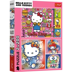 Пъзел 2x200 Hello Kitty и приятели