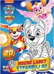 Color It! PAW Patrol Mighty Pups – coloring book with stickers