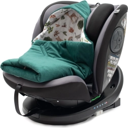 Затоплено бебешко одеяло-увивка за столче за кола New Baby green