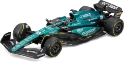 Bburago 1:43 Formula 1 Aston Martin AMR23 #18 Lance Stroll – метален модел с пилот в подаръчна кутия